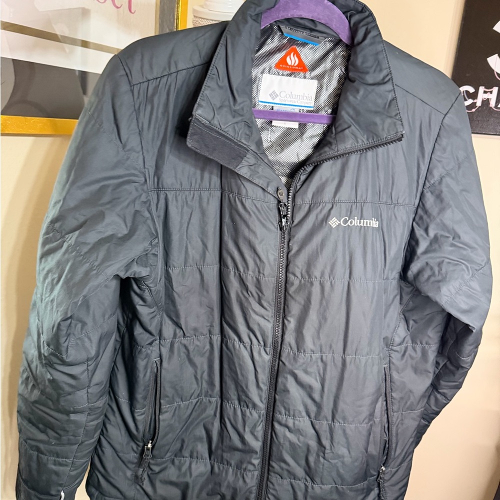 Columbia Men's Charcoal Puffer Jacket‎